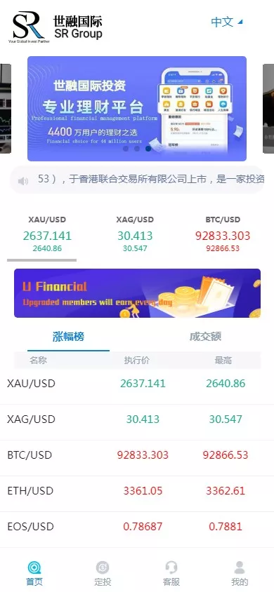 【世融国际多语言微盘微交易源码】外汇微盘系统+带理财功能+盈亏风控+前端uniapp+后端PHP-快达源码网