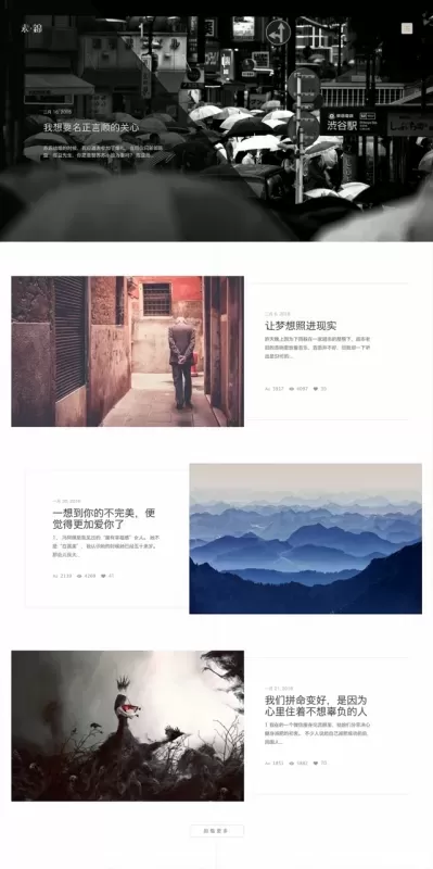 【wordpress主题】素色响应式单栏DIASPORA-快达源码网