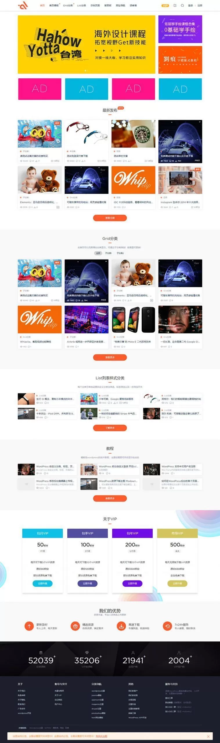 【wordpress主题】Modown收费资源下载v1.8-快达源码网