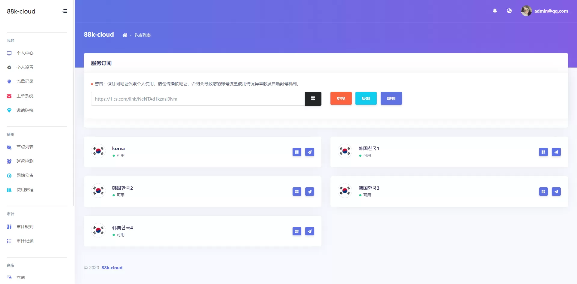 图片[2]-【ssr梯子】打包的88kcloud+附带简单搭建教程-快达源码网-kdymw.com专注分享各类网站源码