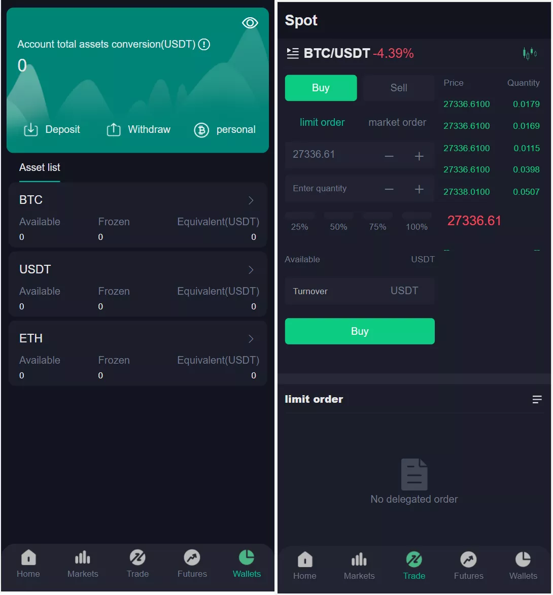 图片[1]-【二开黑色UI区块链】8国语言+支持币币合约交易-快达源码网-kdymw.com专注分享各类网站源码