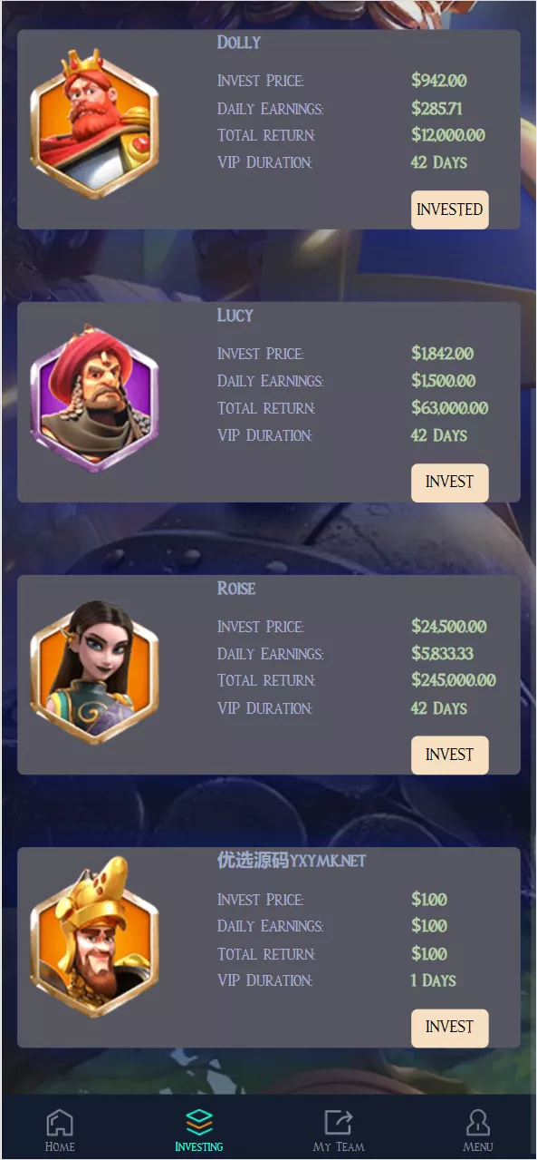 图片[1]-【海外游戏】崛起俱乐部理财投资源码-快达源码网-kdymw.com专注分享各类网站源码