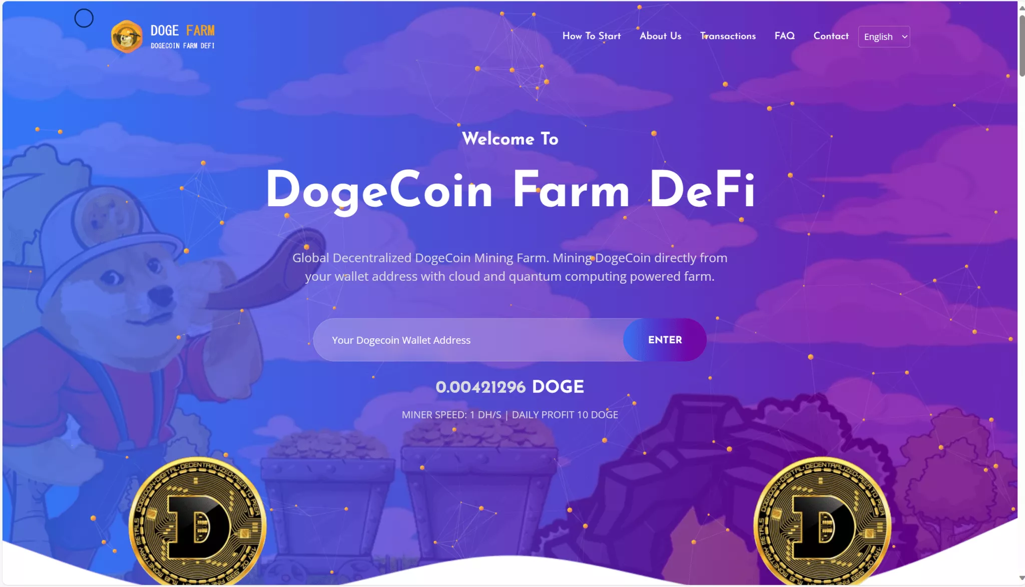 【狗狗币DeFi矿场】DeFi区块链+流动性矿池+存币生息-快达源码网