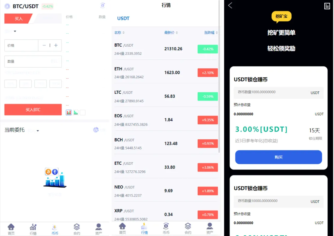 图片[2]-【多语言区块链】交易所源码带详细安装文档教程+支持合约+币币锁仓+挖矿+认购+otc-快达源码网-kdymw.com专注分享各类网站源码