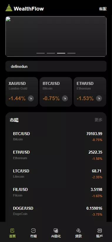 【多语言综合交易所系统源码】外汇+期货虚拟币交易+AI量化+贷款+前端编译后-快达源码网